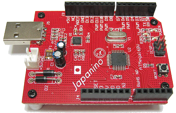 w Arduino݊{[h Japanino